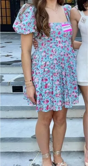Mabel Floral Mini Dress thumbnail 2