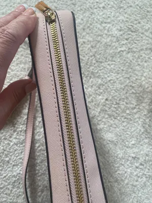 Michael Kors Jet Set East West Crossbody Bag Powder Blush Gold thumbnail 5