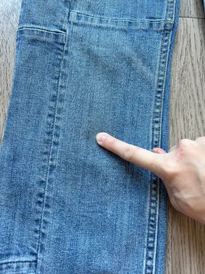 Abercrombie & Fitch Zoe Natural Rise Straight Leg Patchwork Ankle Jeans Size 26 thumbnail 6