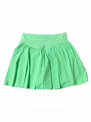 NWT Free People Movement NWT Keylime Swing of the Things Pleated Skort thumbnail 7