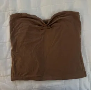 Amazon Brown  Strapless Cutout Top thumbnail 1