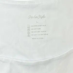 Pinkstyle Clothing Co Women’s L White Cap Sleeve Scoop Neck Smooth Bodysuit thumbnail 5