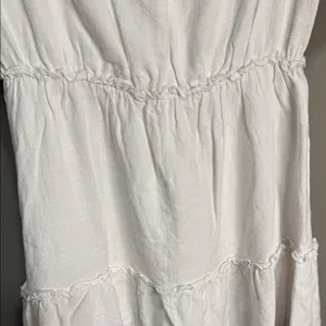 Blue‎ Blush White Off-Shoulder Dress Ruffles Small thumbnail 5