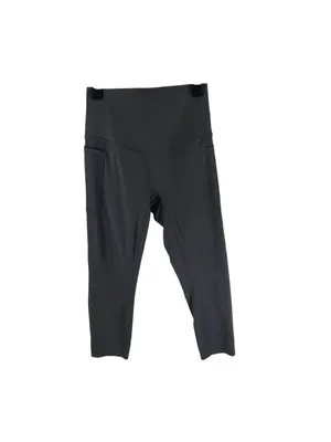 Halara UltraSculpt High Waisted Tummy Control Pocket Capri Leggings Gray XS thumbnail 3
