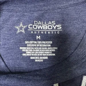 NFL Dallas Cowboys Authentic Navy Shirt thumbnail 5