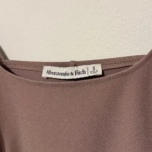 Abercrombie & Fitch Long Sleeved Corset Scoopneck Top Size Small Brown Contour thumbnail 4