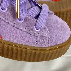 PUMA x FENTY Creeper Phatty Suede Sneakers Sz 6 Purple thumbnail 6