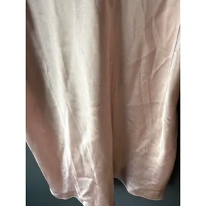 Linea Donatella Pale Pink Satin Slip Dress with Lace Detail Size Large thumbnail 5