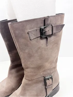 COLE HAAN Brown Full Grain Leather Cowgirl Roper Riding Boots 6.5 Western Rodeo thumbnail 9