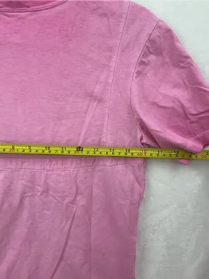 Sandro Pink Short-Sleeve Ruched Front Tee thumbnail 5