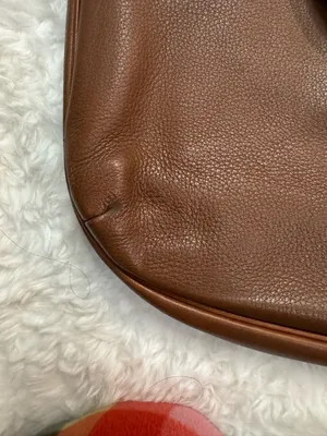 Dooney & Bourke Florentine Vacchetta Leather Crossbody Satchel in Caramel Brown thumbnail 11