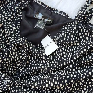 Streetwear Society NWT black and white animal print mini dress size‎ XL thumbnail 3