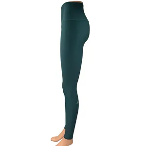 Alo Blue Pull On Mid Rise Yoga Workout Running Athletic Leggings Pants Size XS thumbnail 2