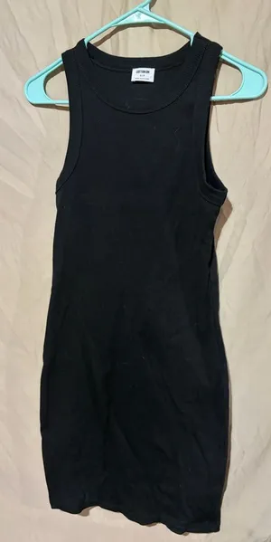 Cotton on rib black dress thumbnail 1