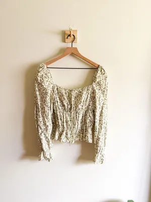 Reformation Pimento Linen Top Size L thumbnail 4