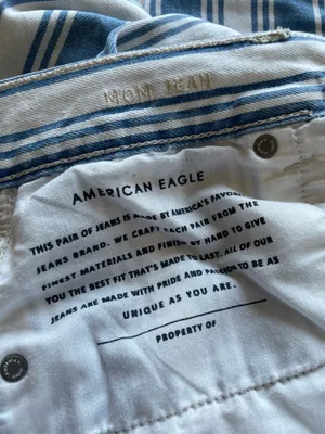 Striped American Eagle Jeans thumbnail 8