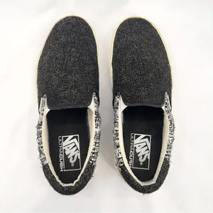 Vans Classic Slip On Sneakers in Black and White size 7 thumbnail 7