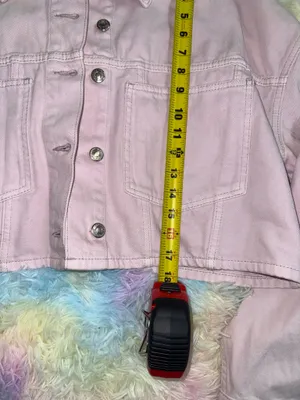 Pink Topshop Jean Jacket  thumbnail 5