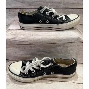 Converse Chuck Taylor All Star Mens 4/Womens 6 Black Low Top Casual Shoes thumbnail 4