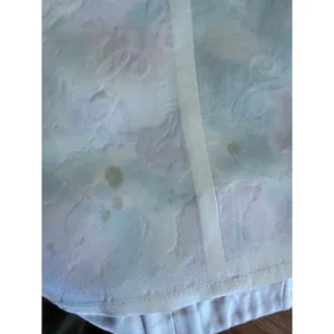 Tibi Strapless Floral Embroidered Silk Dress Cream Small thumbnail 10