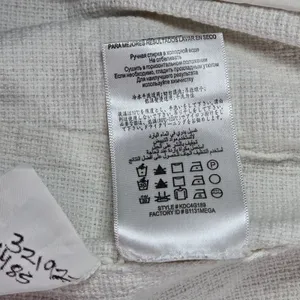 BCBGMaxAzria Frankie Off‎ White Zip Up Moto Blazer Jacket XS Textured thumbnail 5