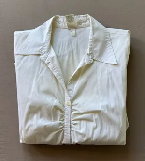 Vintage Old Navy Maternity Ruched Chest Button Up Shirt thumbnail 1
