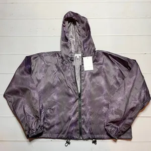NWT - Love Fire - Women’s Purple Light Weight Rain Jacket - Size Large thumbnail 1