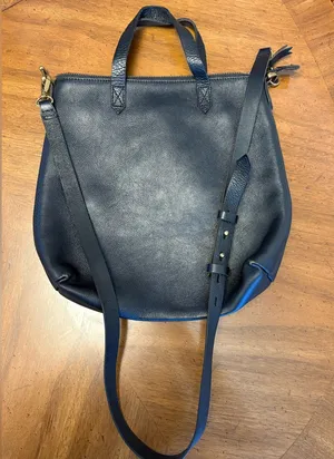 Madewell Leather Crossbody Tote Bag thumbnail 1