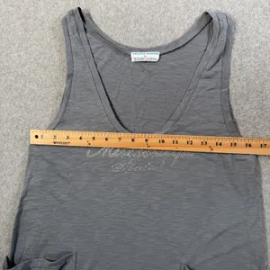 College Couture Mississippi State Tank Top Women's LG Gray Rhinestone Pockets thumbnail 8