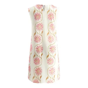 COMMENSE Romantic Print Sleeveless Short Dress Size Medium NWT thumbnail 3
