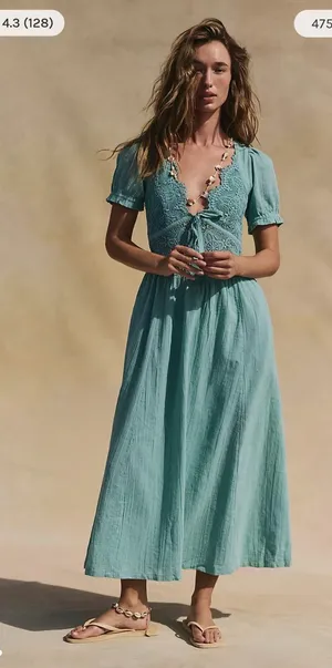 Free People Open Back Boho Dress  thumbnail 1