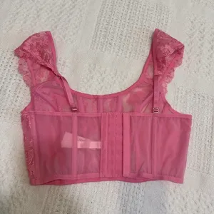 Victoria's Secret Dream Angels small Boho cap sleeve corset BC 3185 thumbnail 8