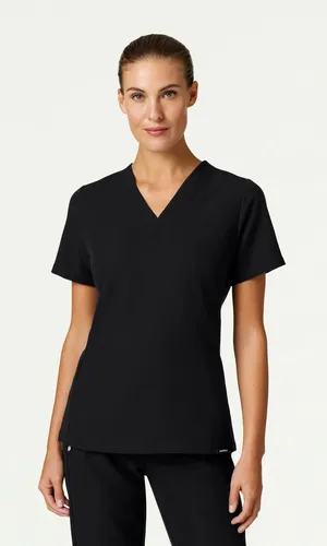 Jaanuu Carte Slim 2-Pocket Scrub Top thumbnail 1