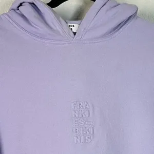 M Frankies Bikinis Aiden Hoodie Sweatshirt pastel purple Lilac Pullover Hooded thumbnail 4