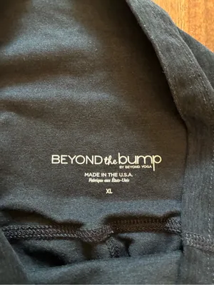 Beyond Yoga Beyond The Bump Mayernity Leggings XL Black Love The Bump thumbnail 2