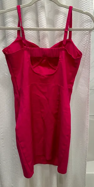 About Us Hot Pink Mini Dress thumbnail 4