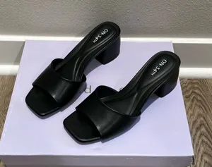On - 34th Black Women's Slide Sandals EUC thumbnail 1