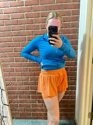 SheIn Buttery Solid Drawstring Running Athletic Shorts thumbnail 2