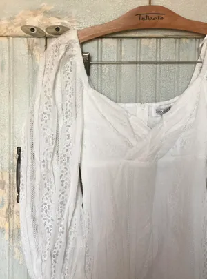 Verge Girl White Lace Dress thumbnail 2