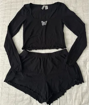 H&M Black Lounge Set thumbnail 1