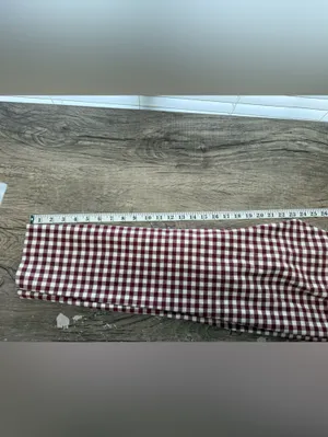 J‎ CREW MARTIE PANTS IN MAHOGANY IVORY GINGHAM SIZE 0p thumbnail 6