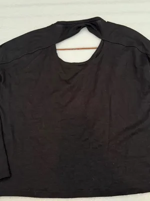 rag & bone crewneck Sweater with open neck back thumbnail 2