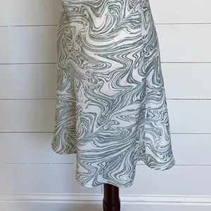Audrey 3+1‎ Forest Green & White Marble Mini Slip Dress - S thumbnail 5