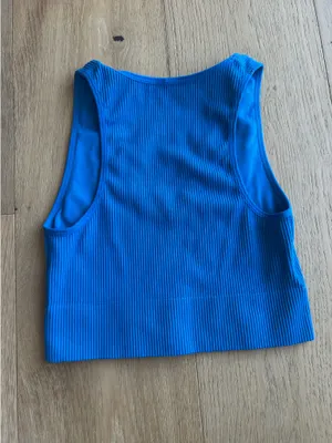 Garage V-Neck Tank Top Blue thumbnail 2