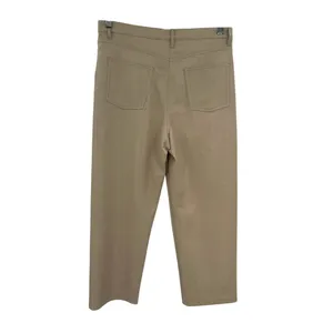 Aritzia Wilfred The Melina Pants Vegan Leather‎ Cropped Beige Size 10 thumbnail 5