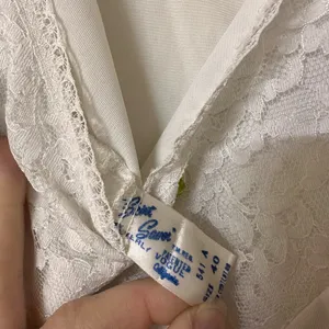 Vintage White Lace Trim dress thumbnail 5