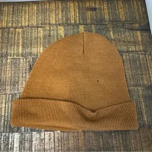 Carhartt Knit Cuffed Beanie hat Carhartt brown color thumbnail 3