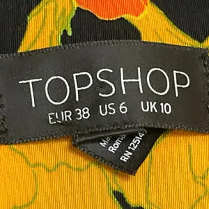 Topshop Women's Black Coral Floral Long Sleeve V Neck Wrap Blouse Top Size 6 thumbnail 4