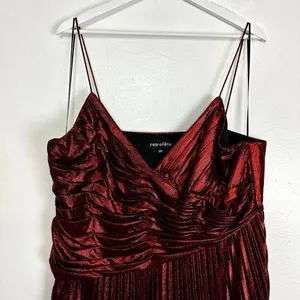 Retrofête Lumi Dress in Red Size XX-Large thumbnail 5