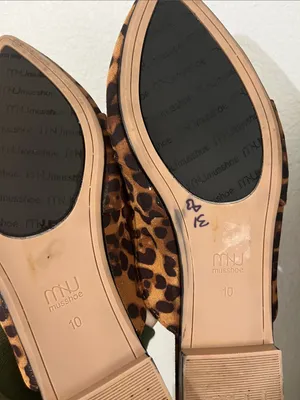 Musshoe Women’s Leopard Print Mules Size 10 Animal Print thumbnail 7